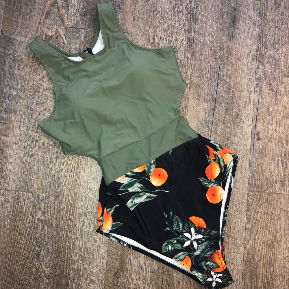 NWT Cupshe Miss U One Piece Swimsuit - M